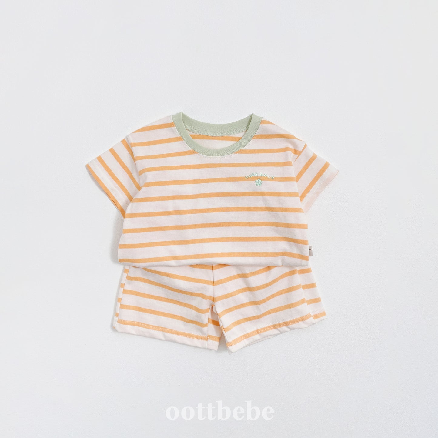 Summer Stripe Top & Bottom Set