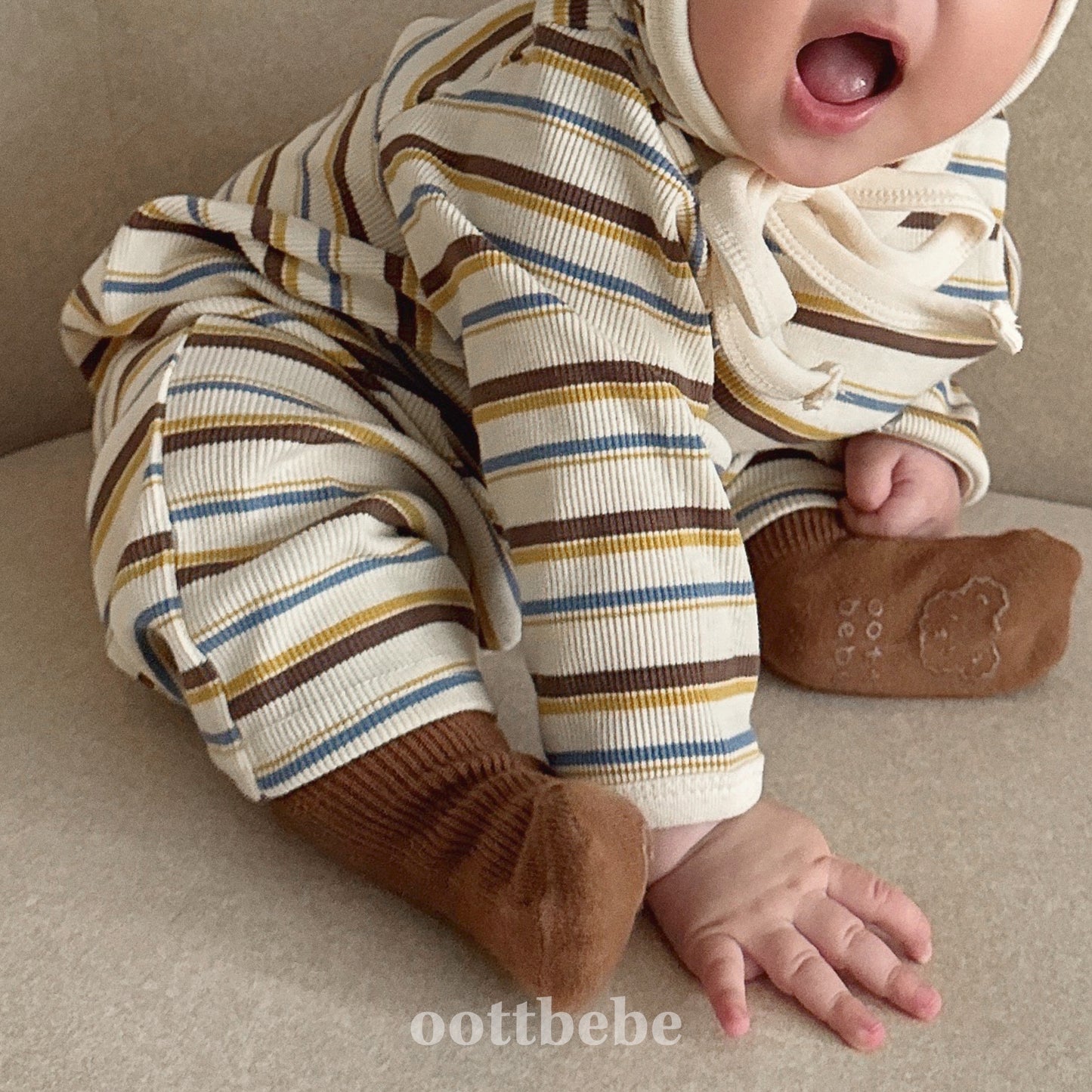 Cozy Stripe 2-Piece Set