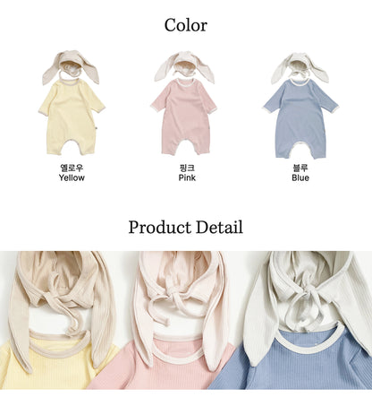 Cream Bunny Bodysuit Set
