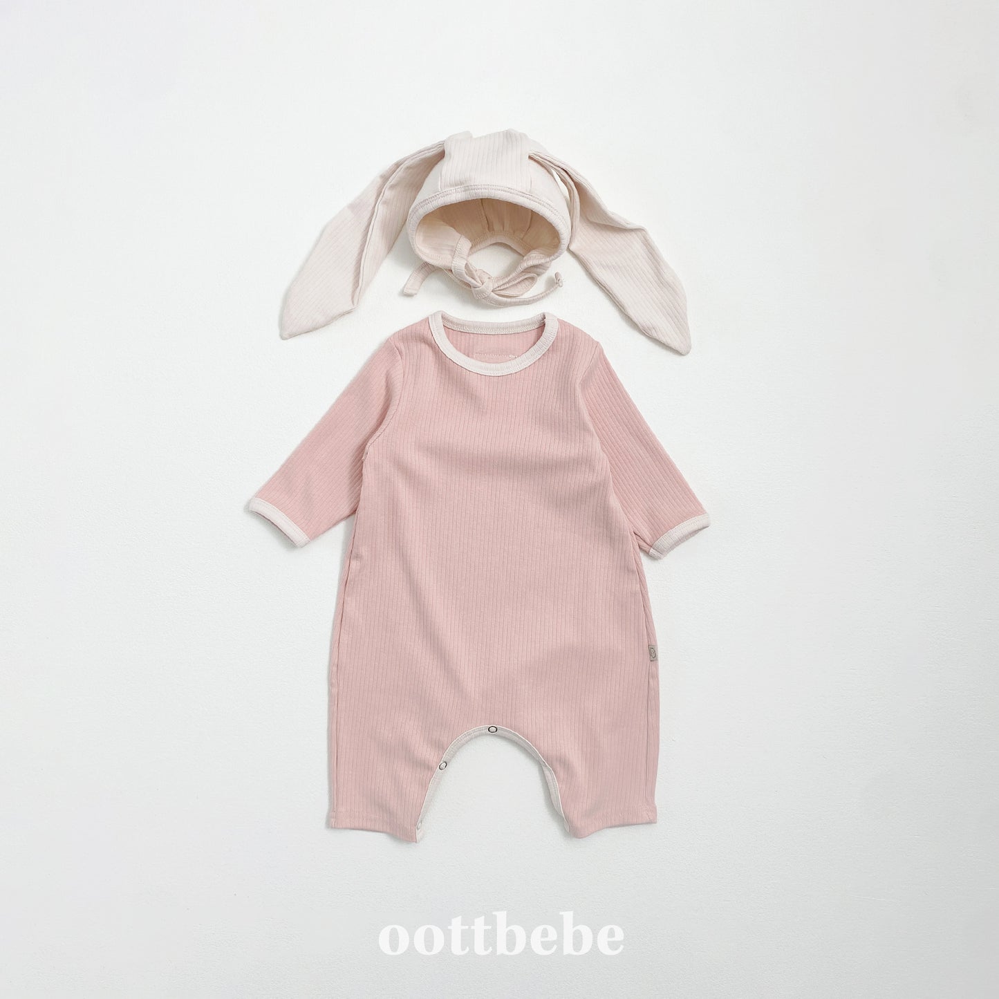 Cream Bunny Bodysuit Set