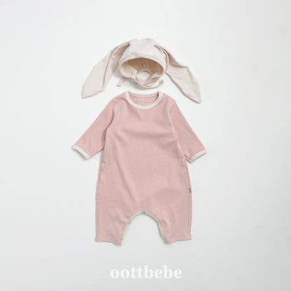 Cream Bunny Bodysuit Set