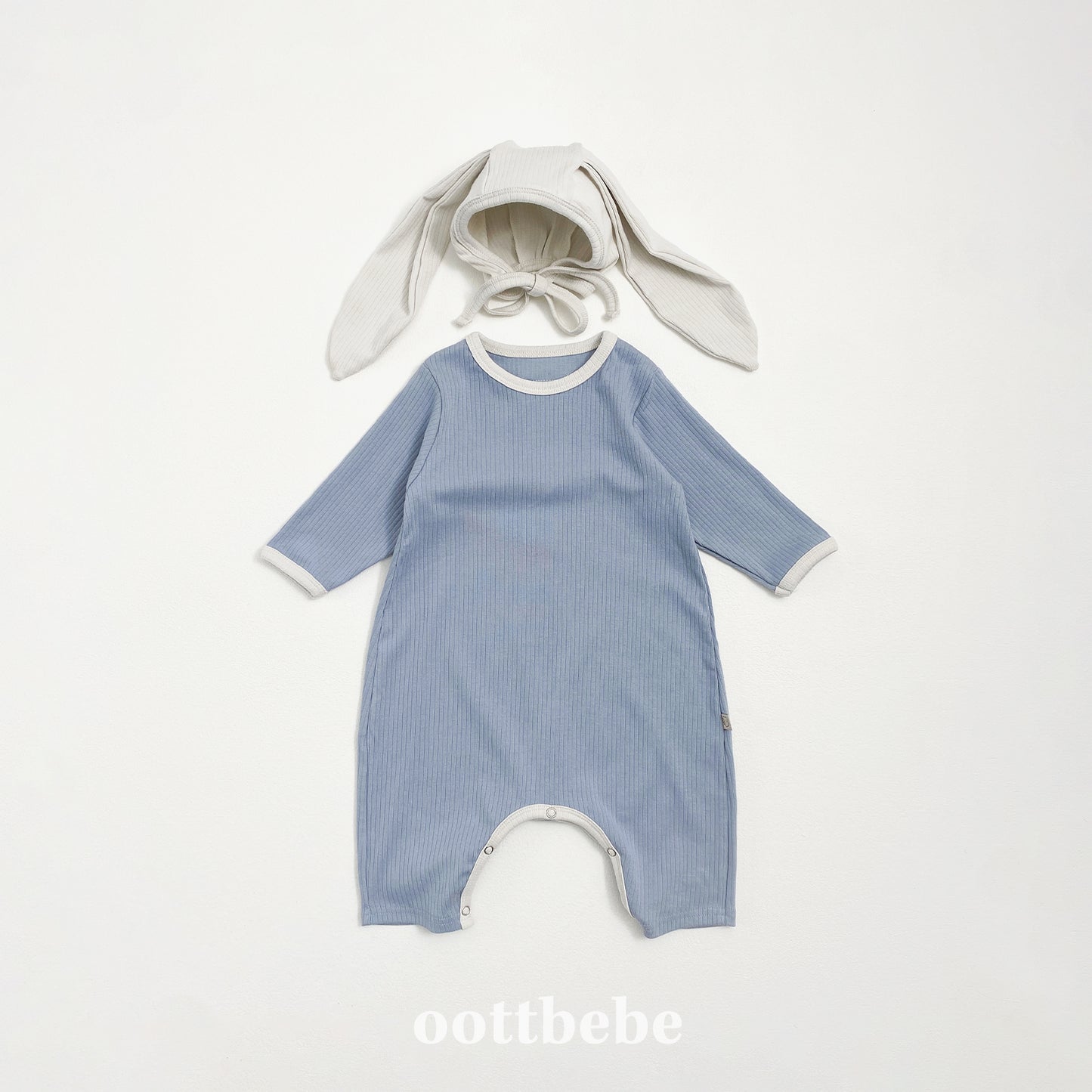 Cream Bunny Bodysuit Set