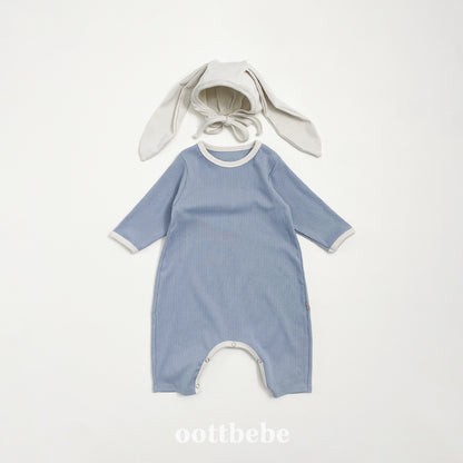 Cream Bunny Bodysuit Set