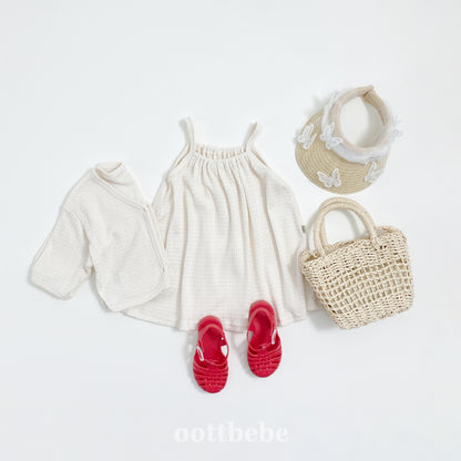 Rose Dress & Cardigan Set