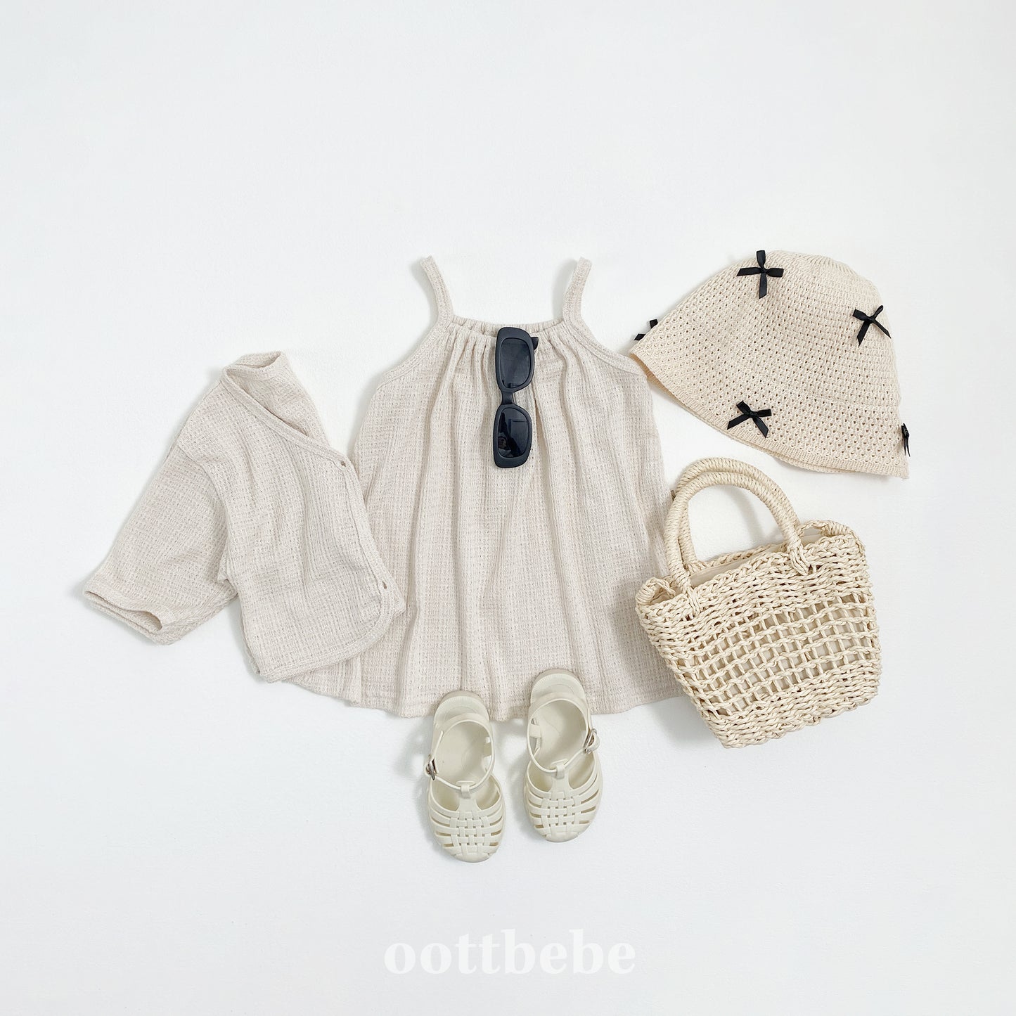 Rose Dress & Cardigan Set