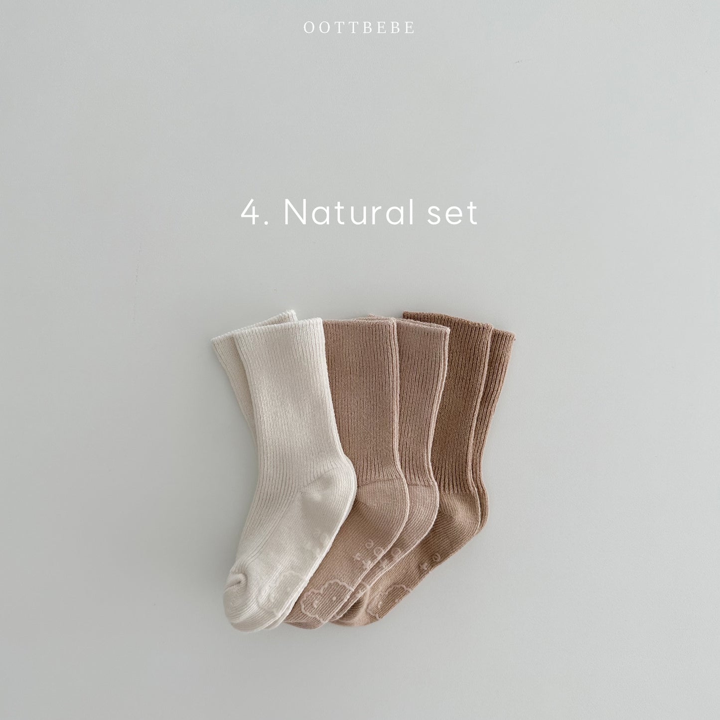 Natural Socks Set
