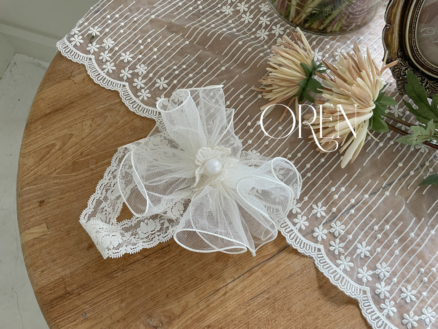 Pearl Ribbon Headband