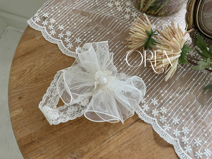 Pearl Ribbon Headband