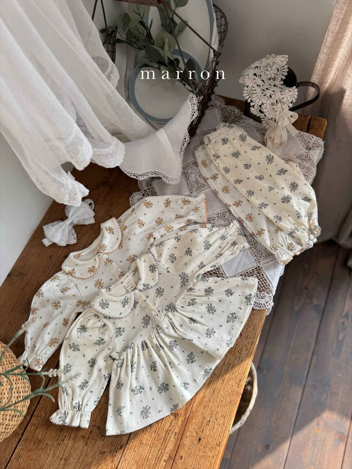 Flower Top & Bottom Set