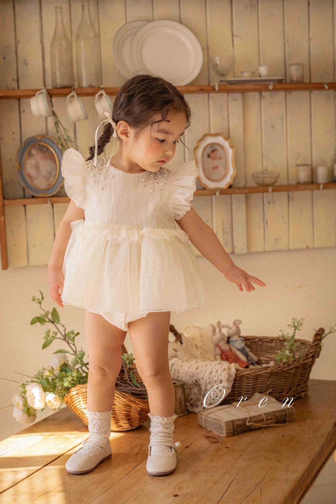 Petite Pearl Dress Bodysuit